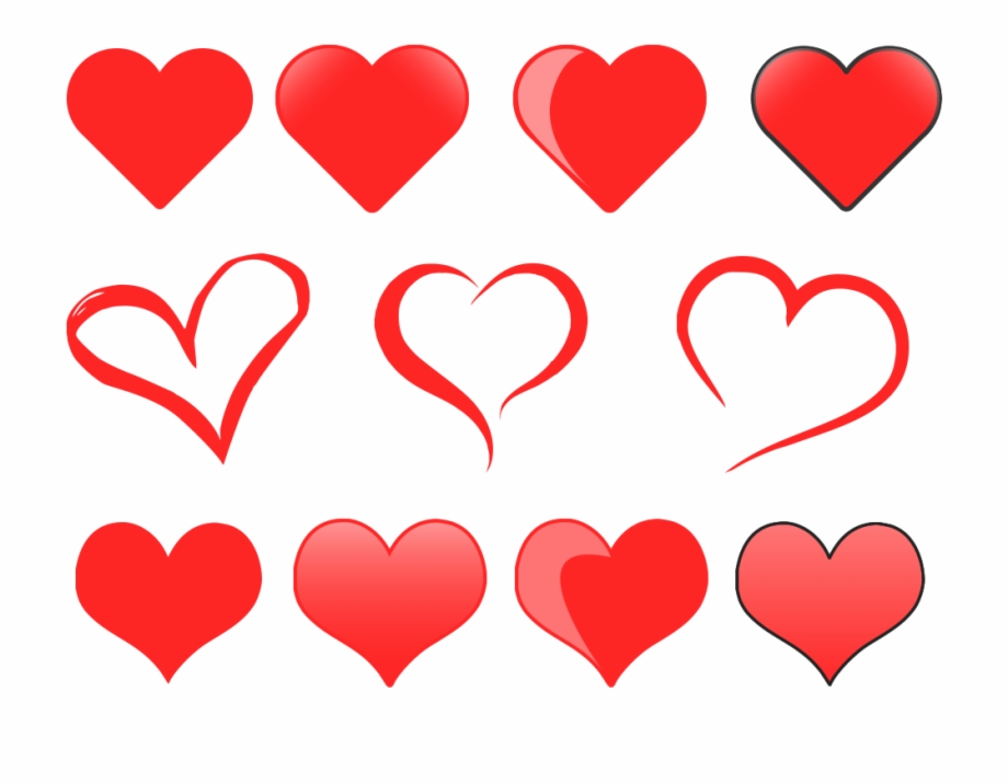Heart Vector Free Download Valentine Heart Vector Png