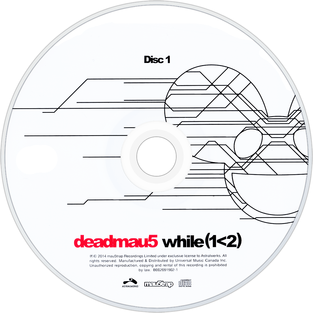 Deadmau5 While Cd Disc Image Deadmau5 While 1