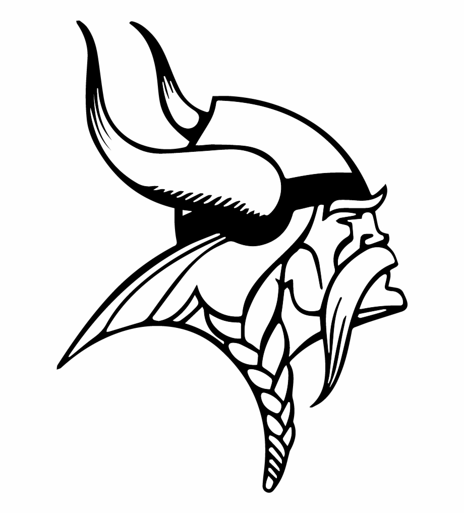 Index Of Minnesota Vikings Logo Black And White