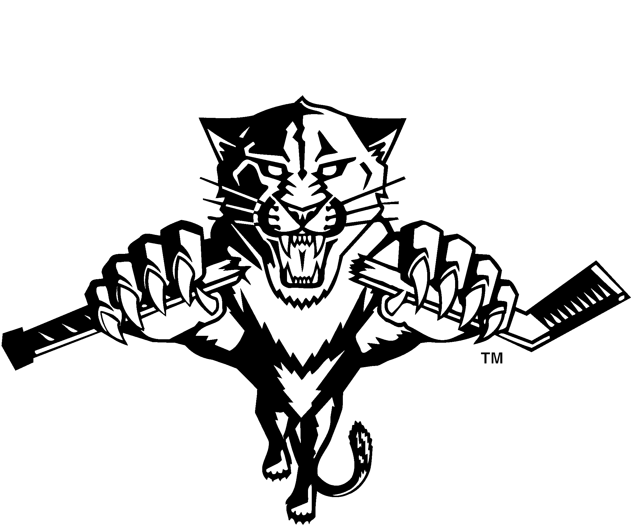 Florida Panthers Logo Black And White Florida Panthers