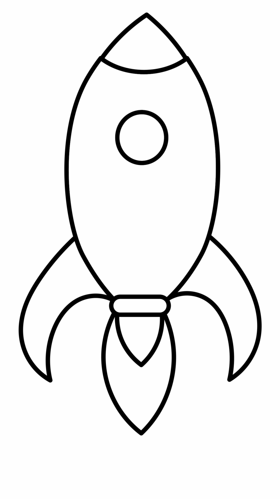Rocket Ship Coloring Pages Space Drawing Images With