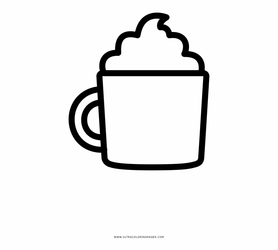 Hot Chocolate Clip Art Black And White.