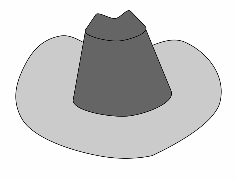 Cowboy Hat Western Gray Cowboy Hat Clip Art