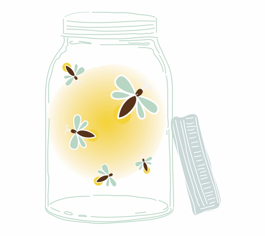 Pin Mason Jar With Fireflies Clipart Fireflies In