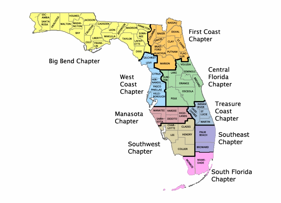 Florida Map Png Big Bend Florida