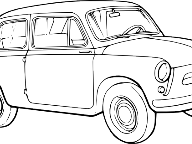 Car Outline Images Small Car Clipart Black And