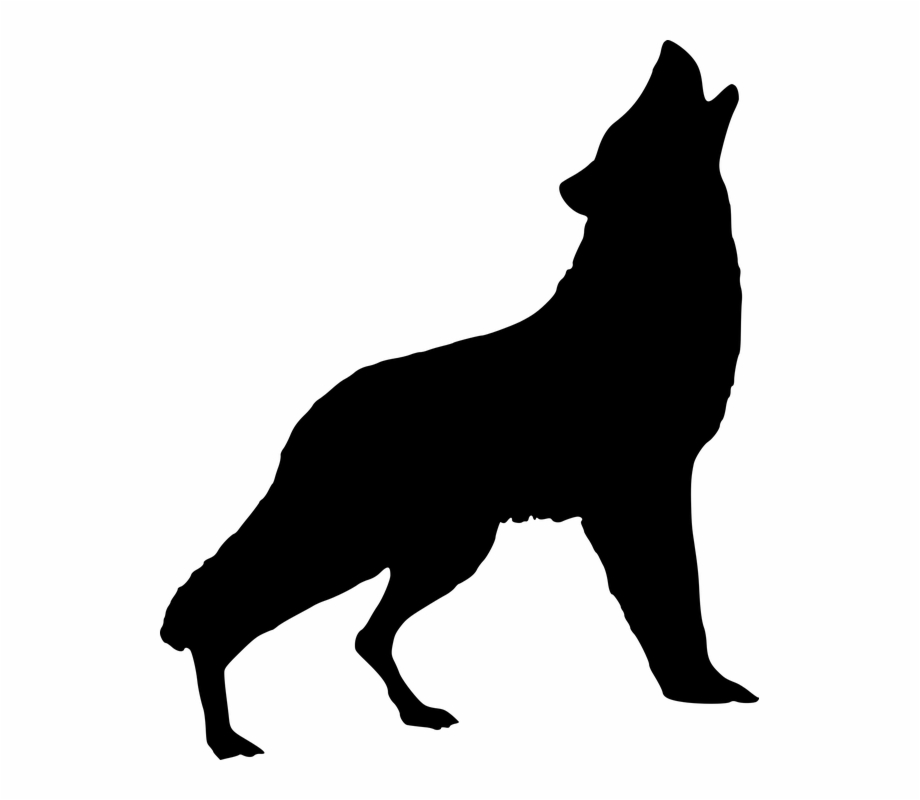 Wolf Howling Png Howling Wolf Silhouette Transparent