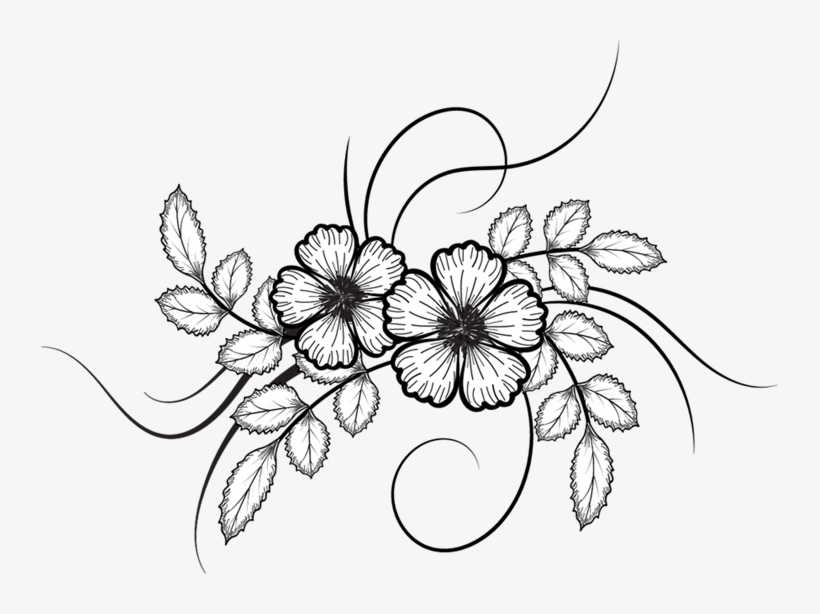 drawing flower art design
