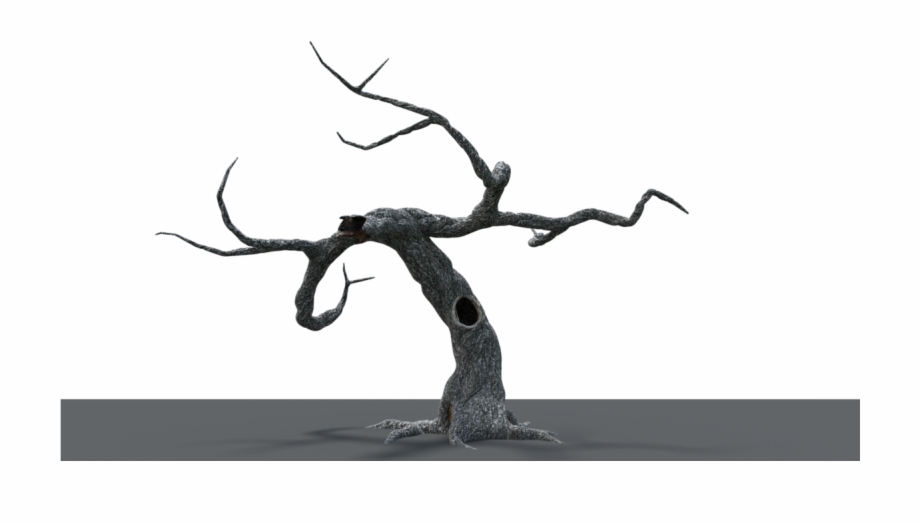 Spooky Tree Monochrome