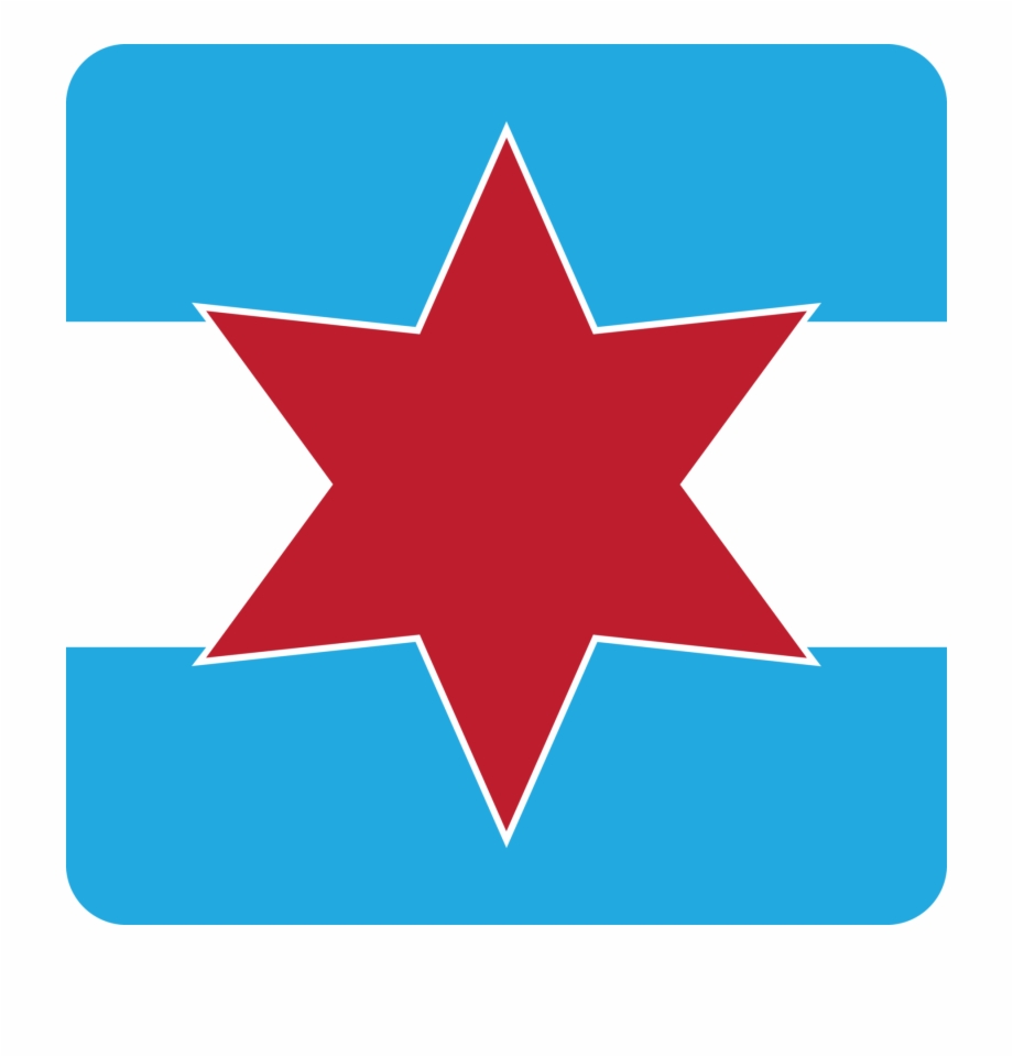 Chicago Flag Png Chicago Star Png