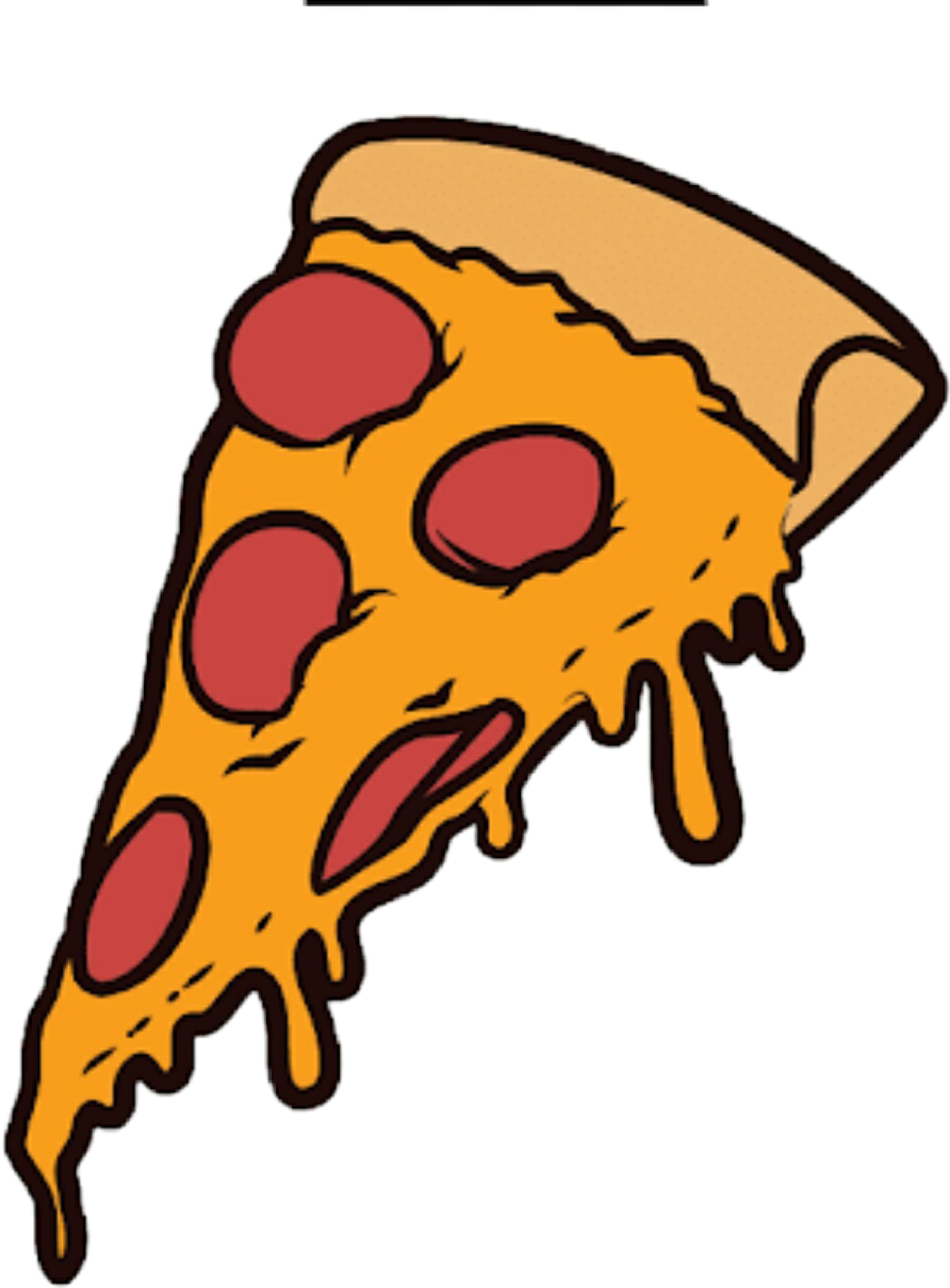 Pizza Tumblr Stickers Cartoon Pizza Slice Png Clip Art Library