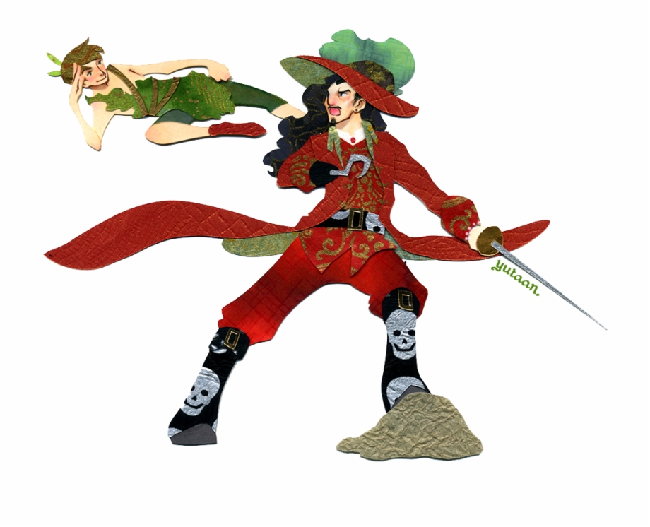 Papercraft Commission Of Peter Pan And Captain Hook
