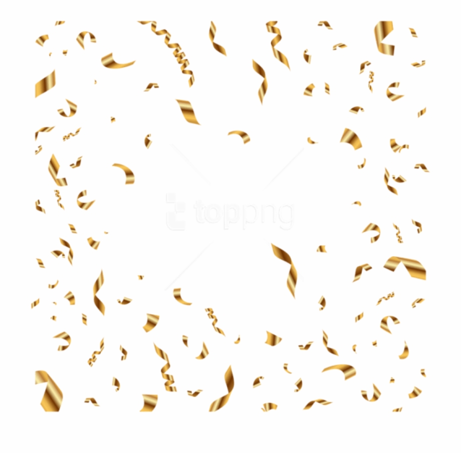Gold Transparent Png Transparent Background Gold Confetti Png