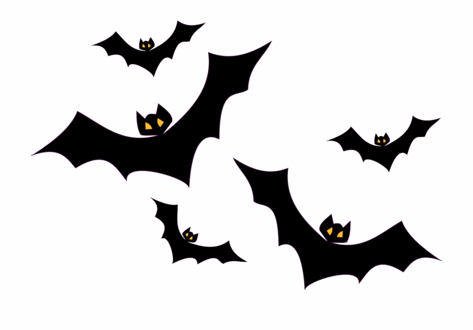 bats clipart black and white
