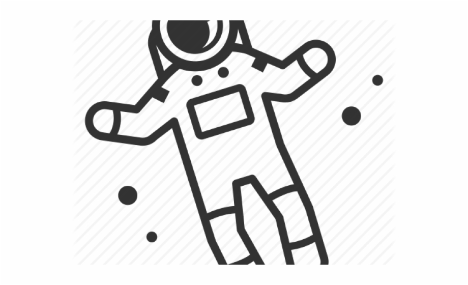 Free Astronaut Clip Art Black And White, Download Free Astronaut Clip