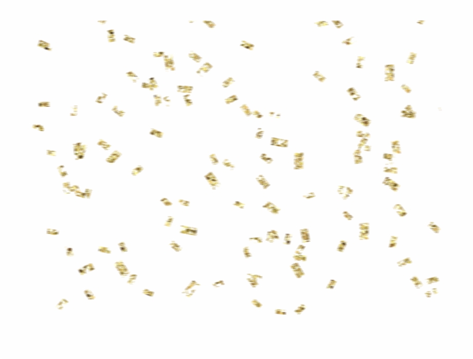 gold confetti png free
