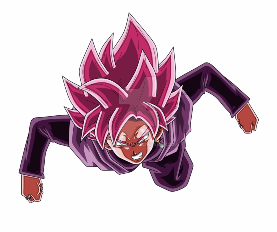 Goku Super Saiyan Clear Drawing Black Goku Rose