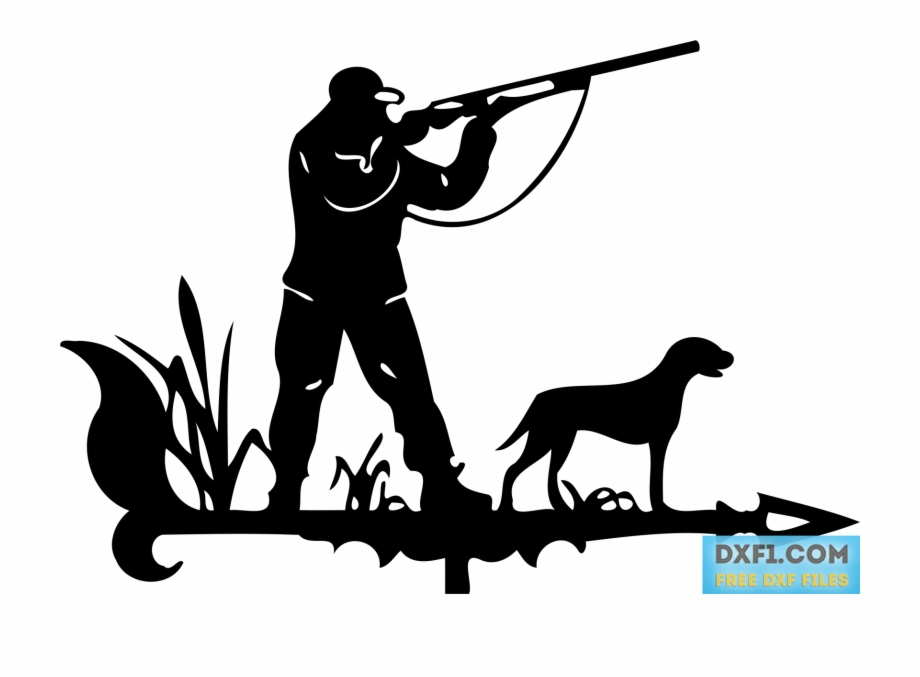 Royalty Free Library Hunting Vector Silhouette Hunting Dxf