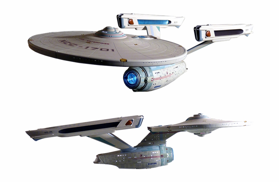 Spaceship Model Isolated Enterprise Enterprise Spaceship