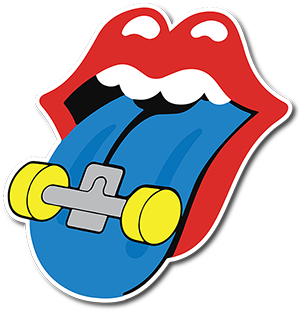 Tongue Sticker Rolling Stones Logo Png