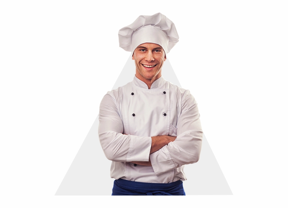 asian old chef white background
