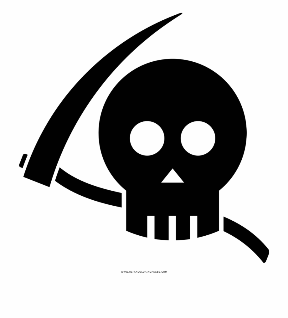 Grim Reaper Coloring Page Grim Reaper Icon Png