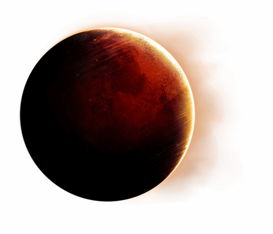 Planet Mars Transparent