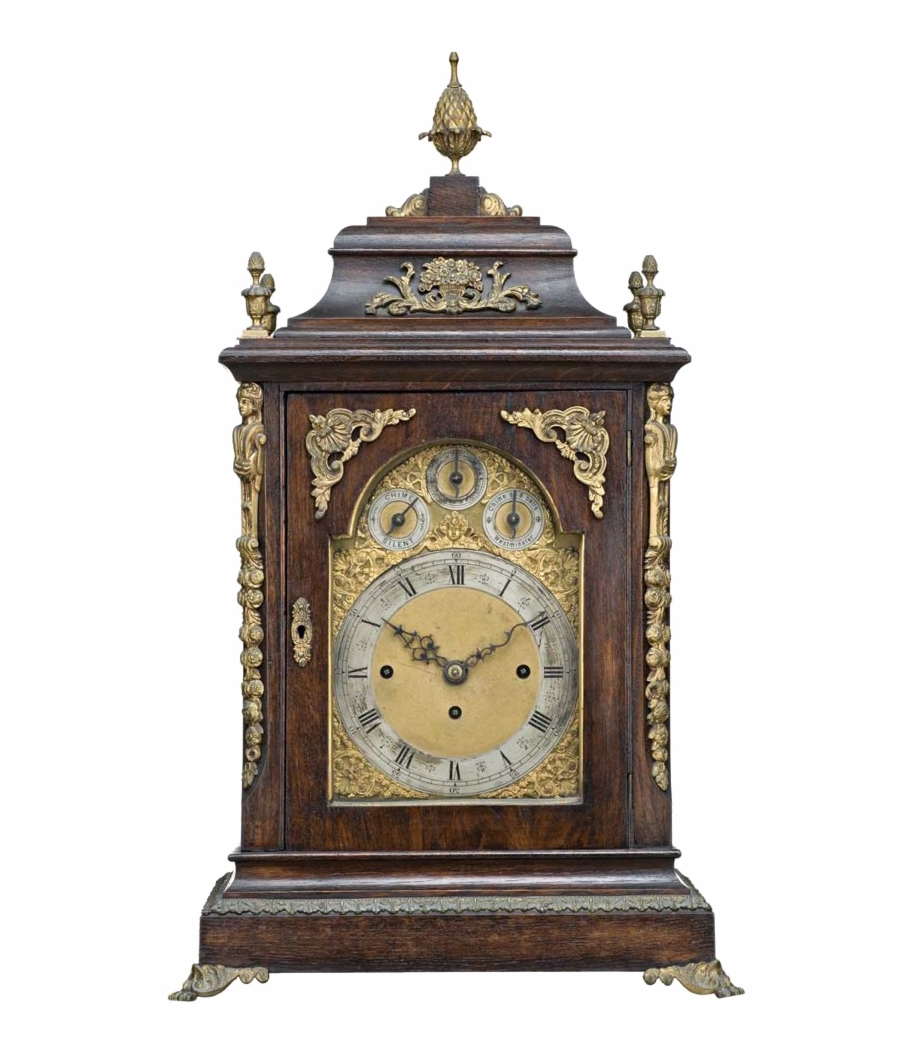 Bracket Clock Png Image Antique