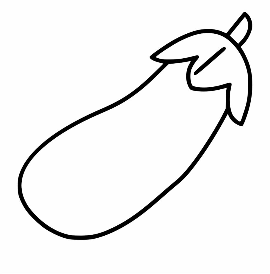 Png File Svg Eggplant Png Black And White