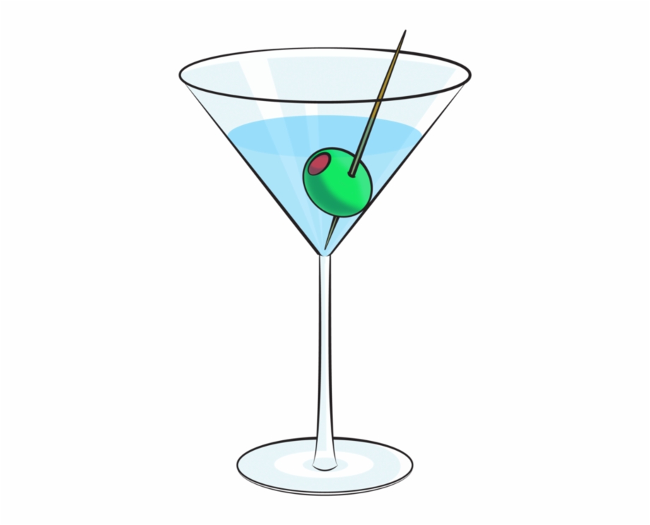 Cocktail Vector Cartoon Cartoon Martini Png