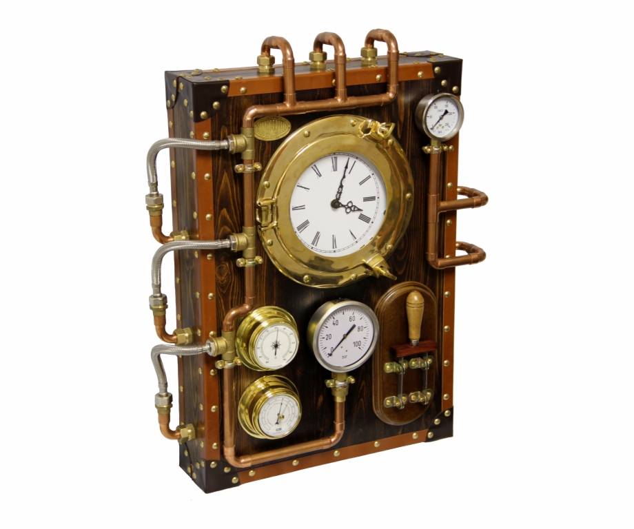 Berniscervera Wall Clock Industrial Steampunk Clock