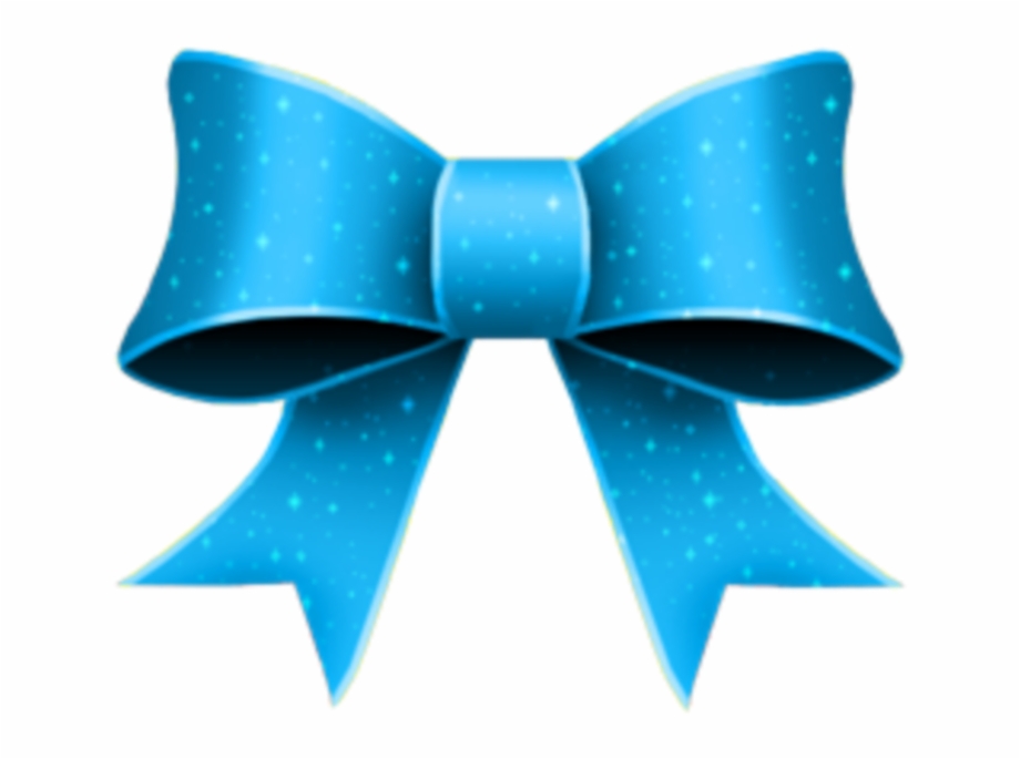 Mq Blue Ribbon Bow Bows Dots Green Christmas