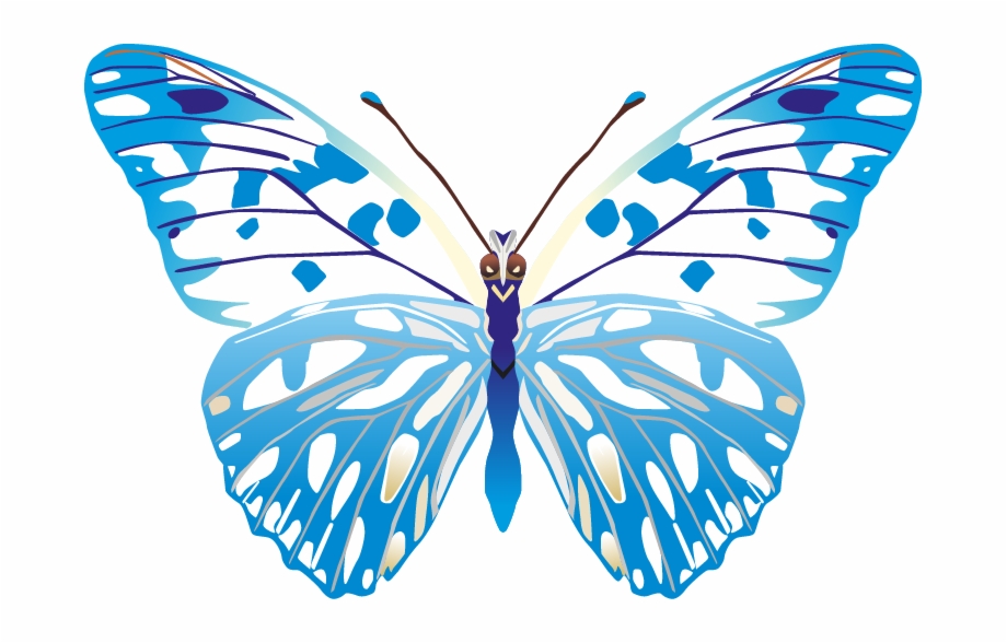 Butterfly Png Images Png Blue Butterfly Vector Png