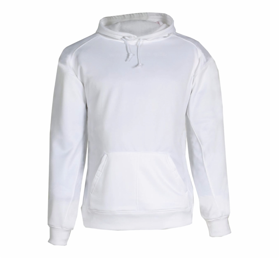 Template Badger 1454 Dry Fit Hoodie Real White