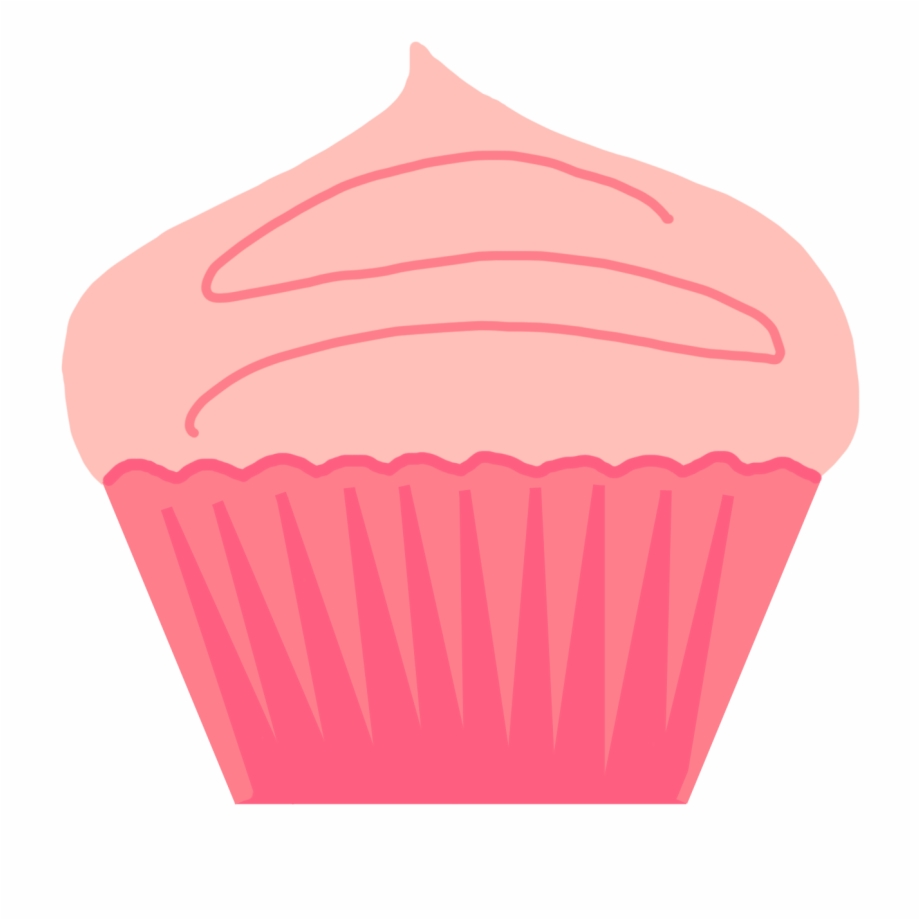 Cupcakes Clipart Danasrhi Top Pink Cupcake