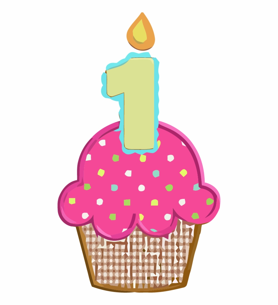 1St Birthday Cupcake Clipart Picture 1St Birthday Cupcake