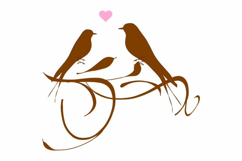 Love Birds Vector Png Two Love Birds Png