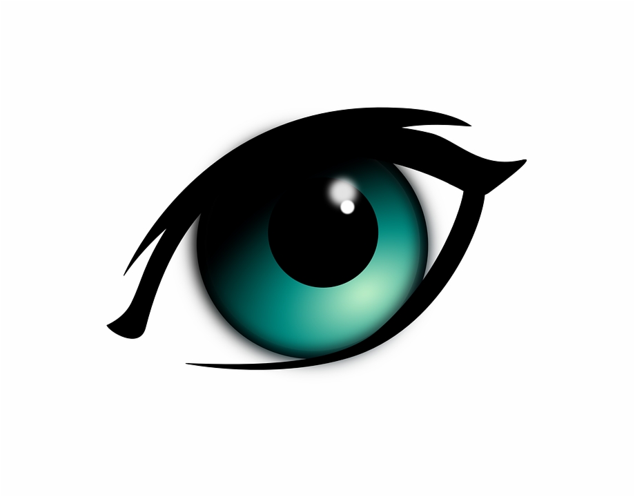 Animated Eyes Blue Cartoon Eye