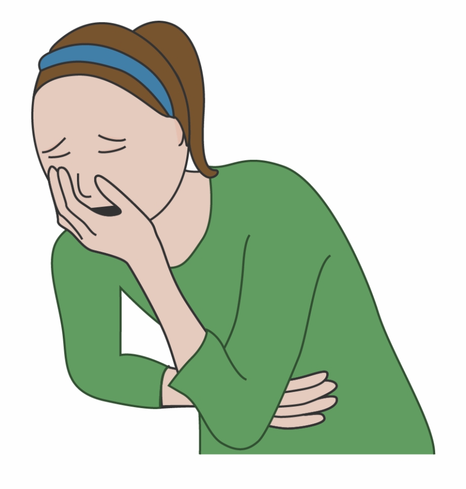 nausea and vomiting clipart
