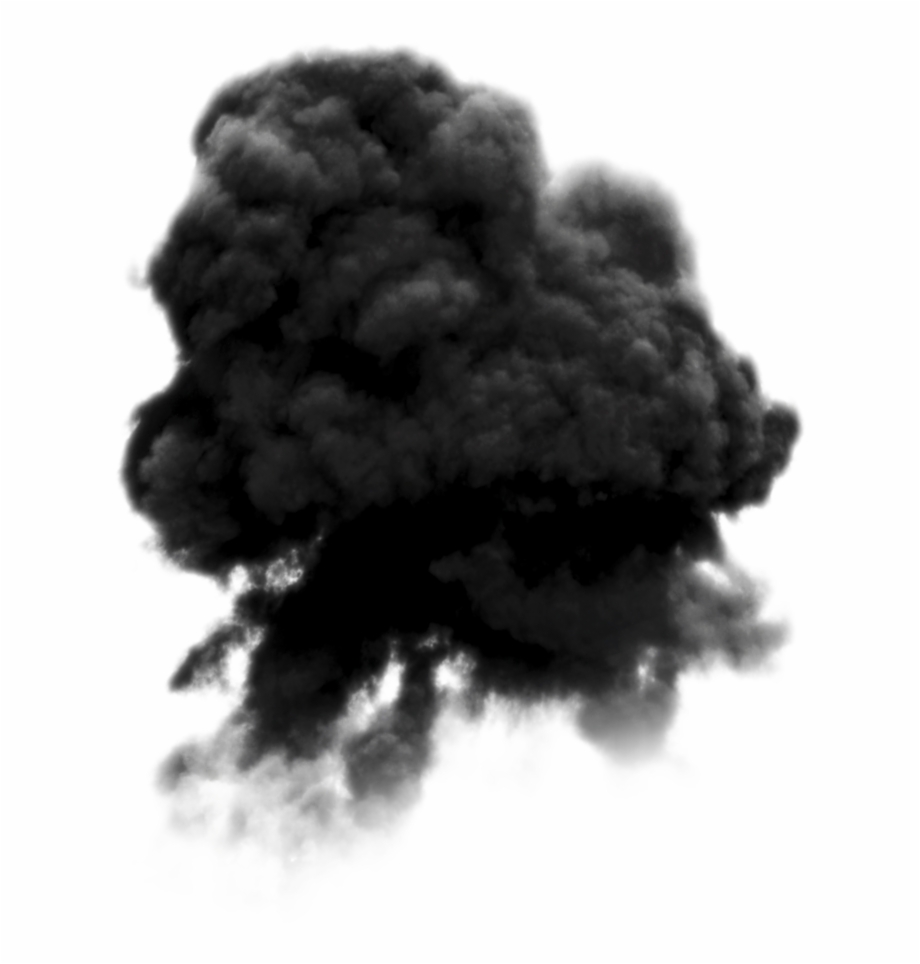 cloud of black smoke

