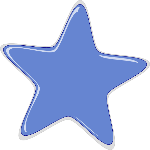 blue star cartoon png
