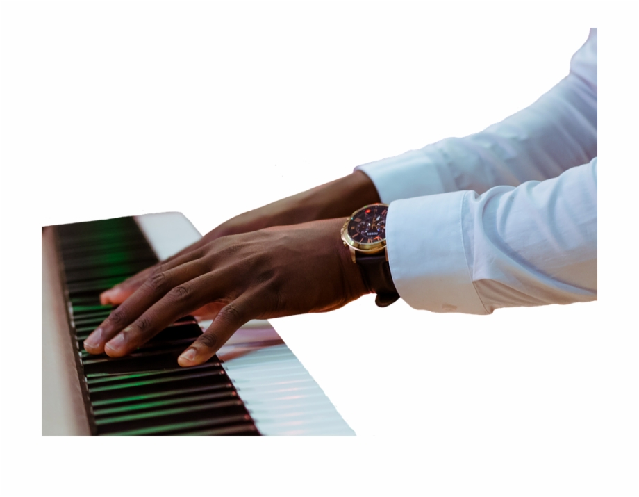 Piano Keyboard Hands Music Play Instrument Clock Hnde
