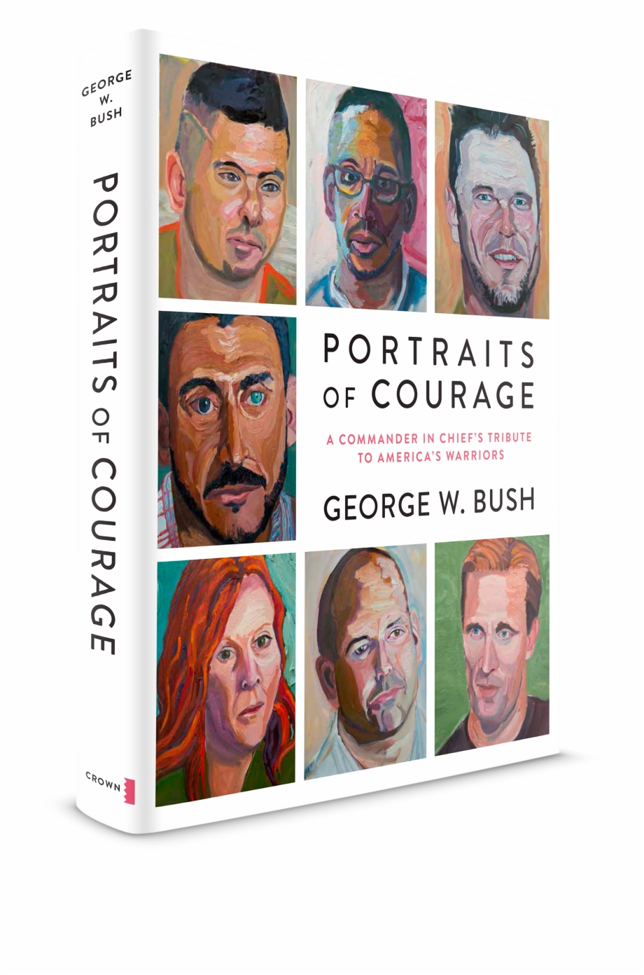 Hardback Flat George W Bush Paintings Wounded Warriors