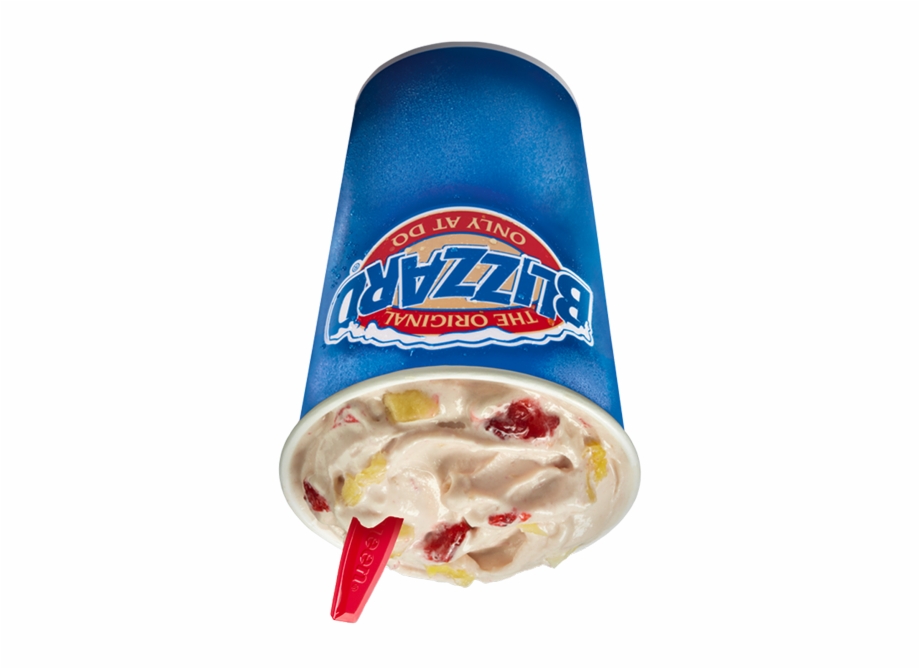 Banana Split Dairy Queen Ice Cream Blizzard