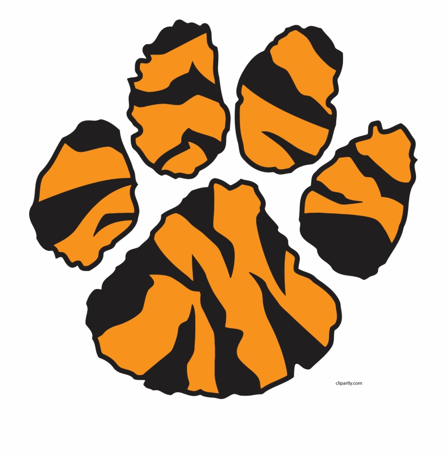 Tiger Sweet Footprint Clipart Png Animals With Paws