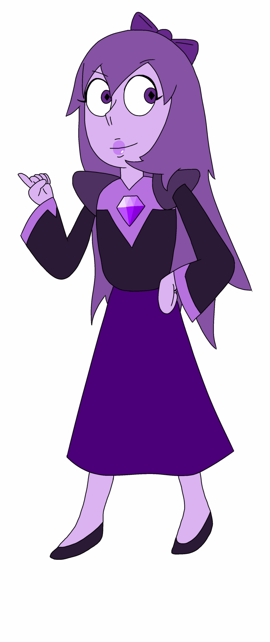 Purple Diamond Cartoon