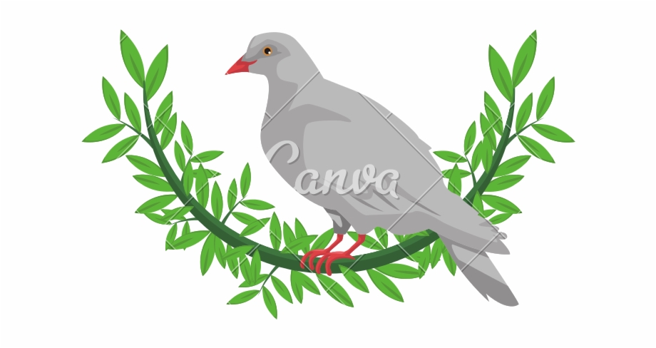 Dove With Olive Branch Png Emblema De La