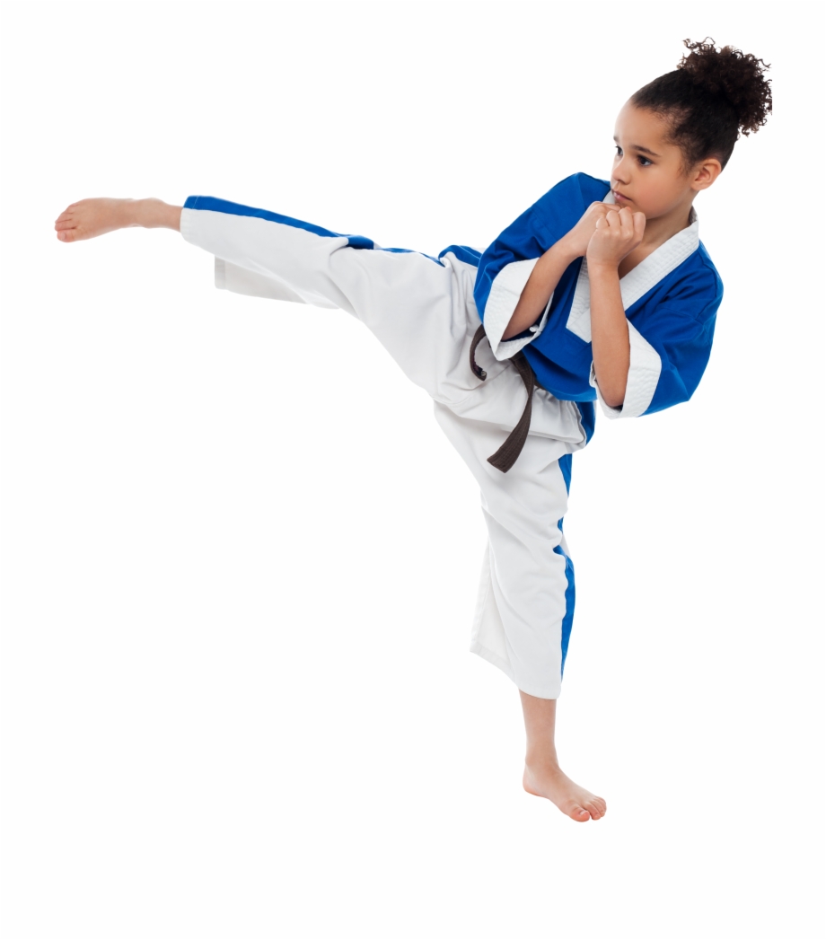 Karate Girl Kid Boxing Bag