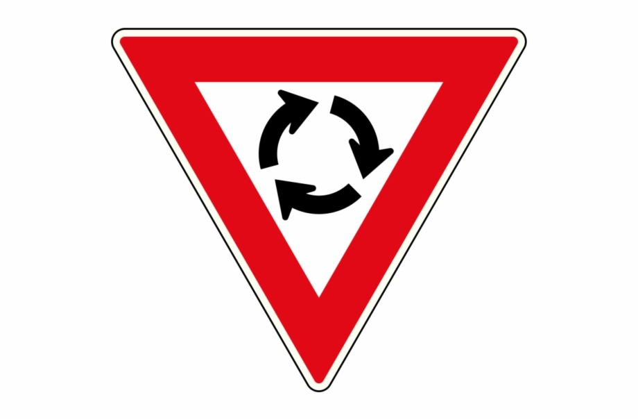 Yield At Circle Traffic Signs South Africa