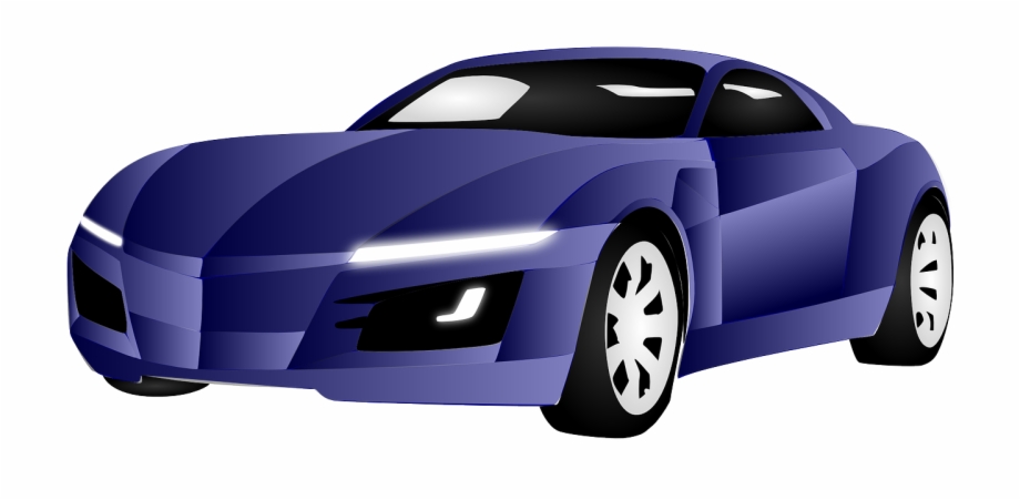 Corvette Racing Car Lilac Png Image Cartoon Sports